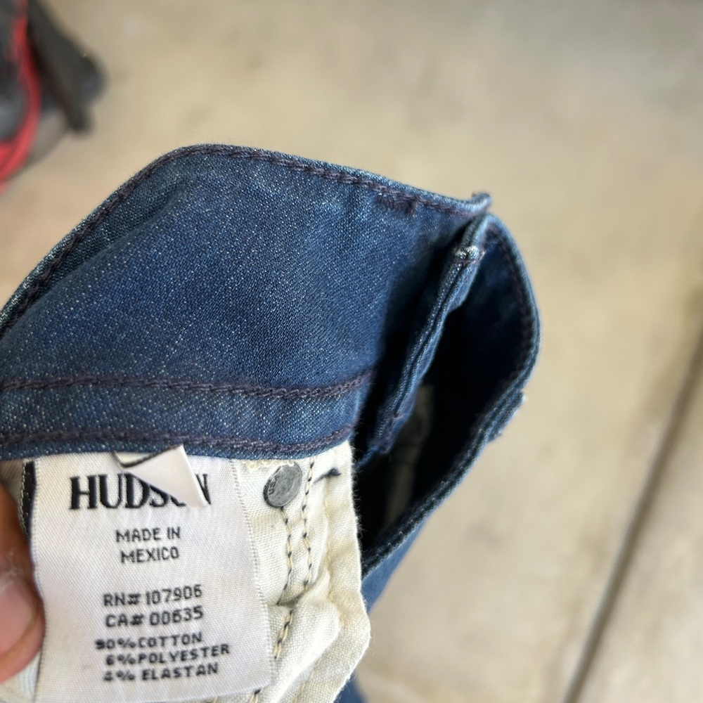 Hudson Signature Bootcut Women's Blue Jeans Size 26 - Picture 9 of 10